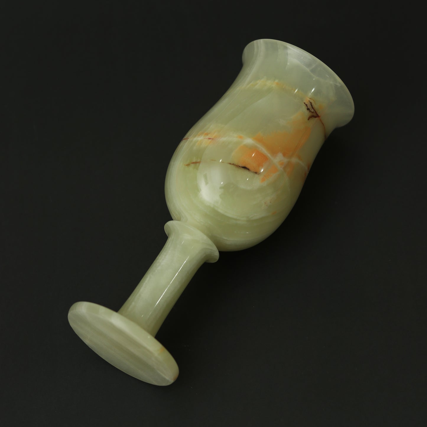 Pure Onyx Marble Champagne Glass β Set of 2